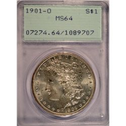 1901-O MORGAN DOLLAR PCGS MS64 OGH