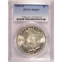 1902-O MORGAN DOLLAR PCGS MS65+