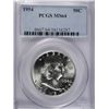 Image 1 : 1954 FRANKLIN HALF DOLLAR PCGS MS64