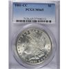 Image 1 : 1881-CC MORGAN DOLLAR PCGS MS65