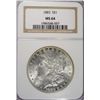Image 1 : 1883 MORGAN DOLLAR NGC MS64