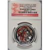 Image 1 : 2012 AUSTRALIA COLORIZED DRAGON 1/2 OZT .999 FS NGC PF-69 UC