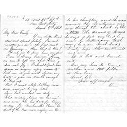 (CIVIL WAR MARINE LETTER: BATTLE OF PORT ROYAL)