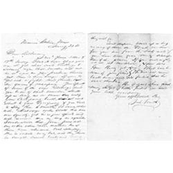 (CONFEDERATE HOME FRONT LETTER)