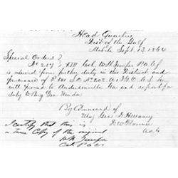 (CONFEDERATE OFFICER REPORTS FOR DUTY AT ANDERSONVILLE)