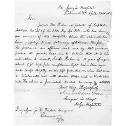 (CONFEDERATE SURGEON TURNS IN A DESERTER)