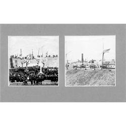 (FORT SUMTER FLAG RAISING)