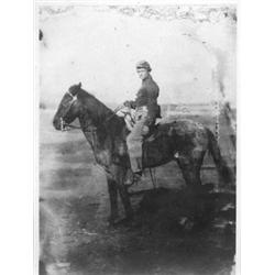 (PHOTO OF NEBRASKA CAVALRY SOLDIER)