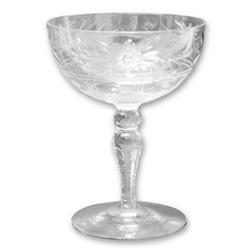 FRANKLIN D. ROOSEVELT CRYSTAL CHAMPAGNE GOBLET