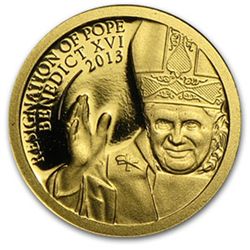 Cook Islands 2013 $1 Resignation of Pope Benedict XVI