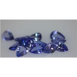 5.26 CTW TANZANITE PEAR SHAPED 6X4MM (13)