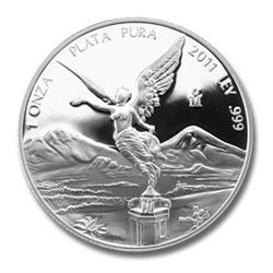 Mexico 1 Ounce Silver Libertad Proof 2011