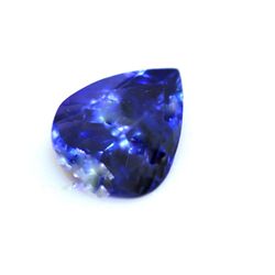 2.09 CTW PEARCUT TANZANITE 7X10MM