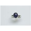 Image 1 : NATURAL 10.30 CTW TANZANITE OVAL CUT RING .925 STERLING