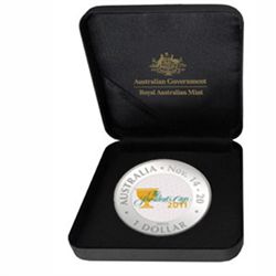 2011 1 oz Proof Silver Presidents Cup Coin