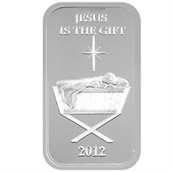 Christmas 2012 Silver Bar X-7 Baby Manger