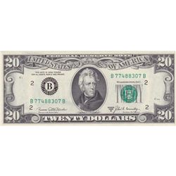 1969B $20 Federal Reserve Note, UNC