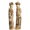 Image 1 : Intricately carved Faux Ivory Asian Figures