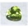 Image 1 : .80 CARAT PERIDOT HEART SHAPE CUT & FACETED *MINED IN ARIZONA!! GEMSTONE CAME OUT OF SAFE!!