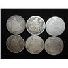 Image 1 : 6 ASSORTED 1870'S SEATED LIBERTY DIMES