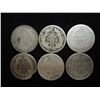 Image 2 : 6 ASSORTED 1870'S SEATED LIBERTY DIMES
