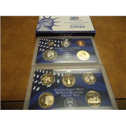 2000 US PROOF SET (WITH BOX)
