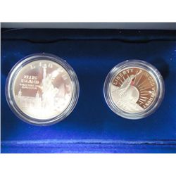 1986-S US LIBERTY 2 COIN PROOF SET