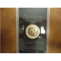 1974-S IKE SILVER DOLLAR PROOF (BROWN PACK)