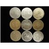 Image 1 : 9 ASSORTED $1 CASINO TOKENS