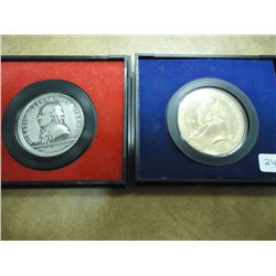 2 US MINT AMERICAS 1ST MEDALS