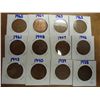 Image 1 : 12 ASSORTED GREAT BRITAIN LARGE PENNYS