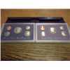 Image 1 : 1988 & 89 US PROOF SETS (WITH BOXES)