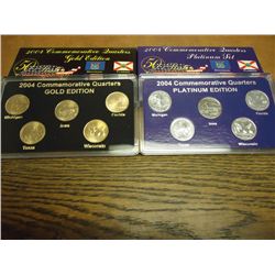 2-2004 COMMEMORATIVE QUARTER SETS