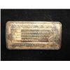 Image 2 : 1 TROY OZ .999 FINE SILVER INGOT GOLD PLATED