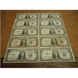 10-1957 $1 SILVER CERTIFICATES