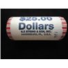 Image 1 : $25 ROLL OF 2008 ANDREW JACKSON DOLLARS (UNC)