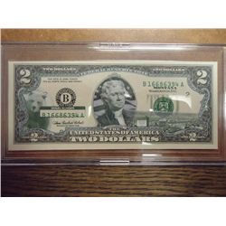 2003-A $2 FRN WITH MONTANA OVERPRINT CRISP UNC