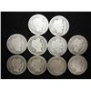 Image 1 : 10 ASSORTED BARBER DIMES