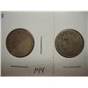 Image 1 : 1887 & 89 LIBERTY "V" NICKELS