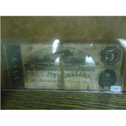 1864 $5 CONFEDERATE STATES OF AMERICA