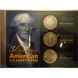 3 CENTURIES OF AMERICAN QUARTERS (AS SHOWN)