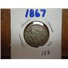 Image 1 : 1867 THREE CENT PIECE (NICKEL) SURFACE DAMAGE
