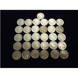 31 ASSORTED TEEN'S BUFFALO NICKELS