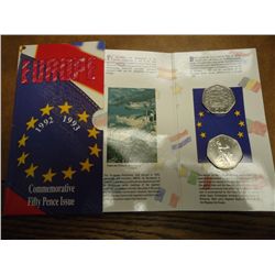 1992-93 UNITED KINGDOM COMMEMORATIVE 50 PENCE