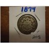 Image 1 : 1874 SHIELD NICKEL