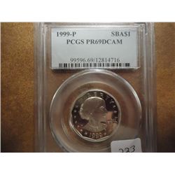 1999-P SBA DOLLAR PCGS PR69 DCAM