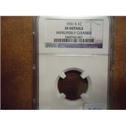 1931-S LINCOLN CENT NGC XF DETAILS