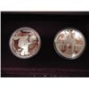 Image 2 : 1983/84 US OLYMPIC 2 COIN PROOF SILVER DOLLAR SET