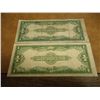 Image 2 : 2-1923 LARGE SIZE $1 SILVER CERTIFICATES