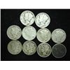 Image 1 : 10 ASSORTED MERCURY DIMES